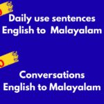 Malayalam small sentences